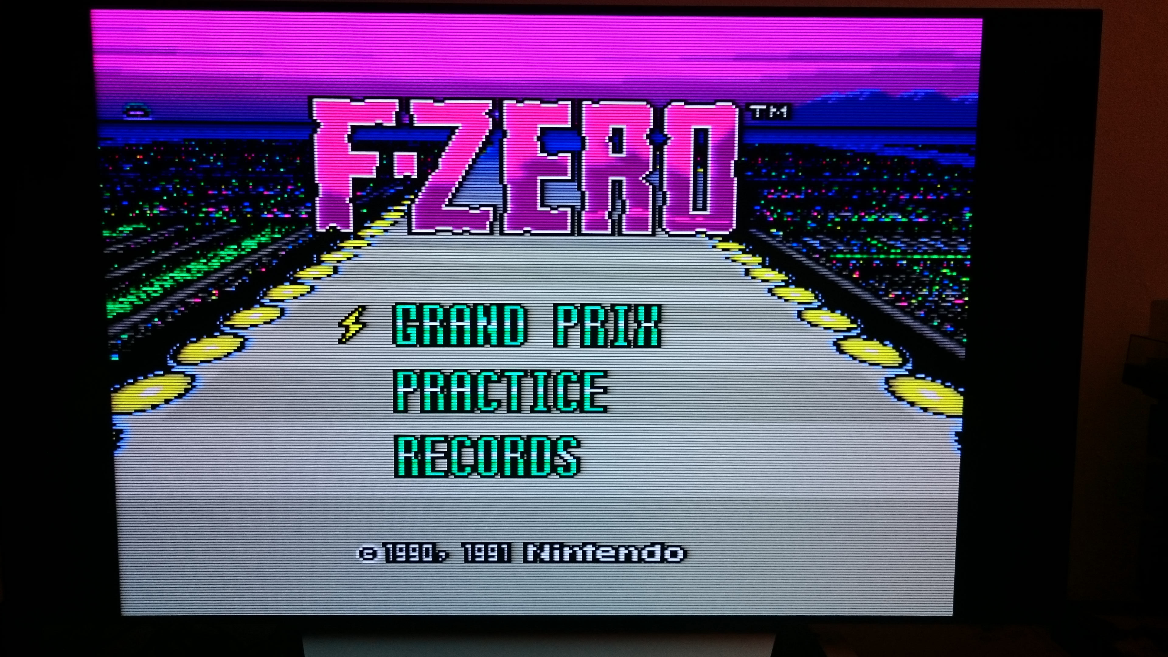 F-Zero (mit Scanlines)