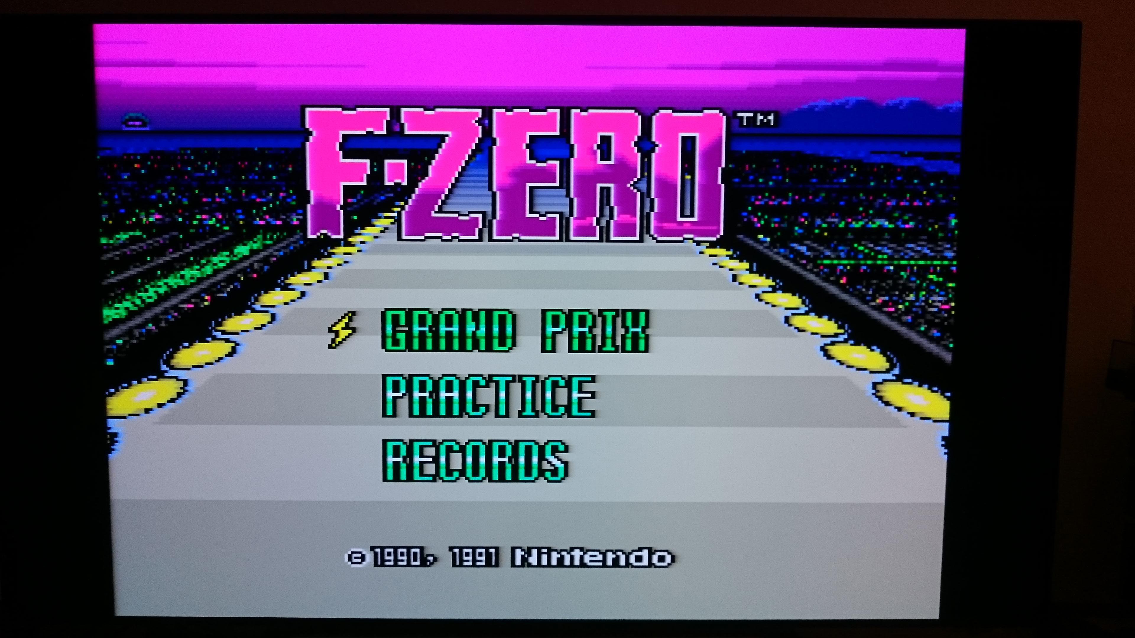 F-Zero (ohne Scanlines)