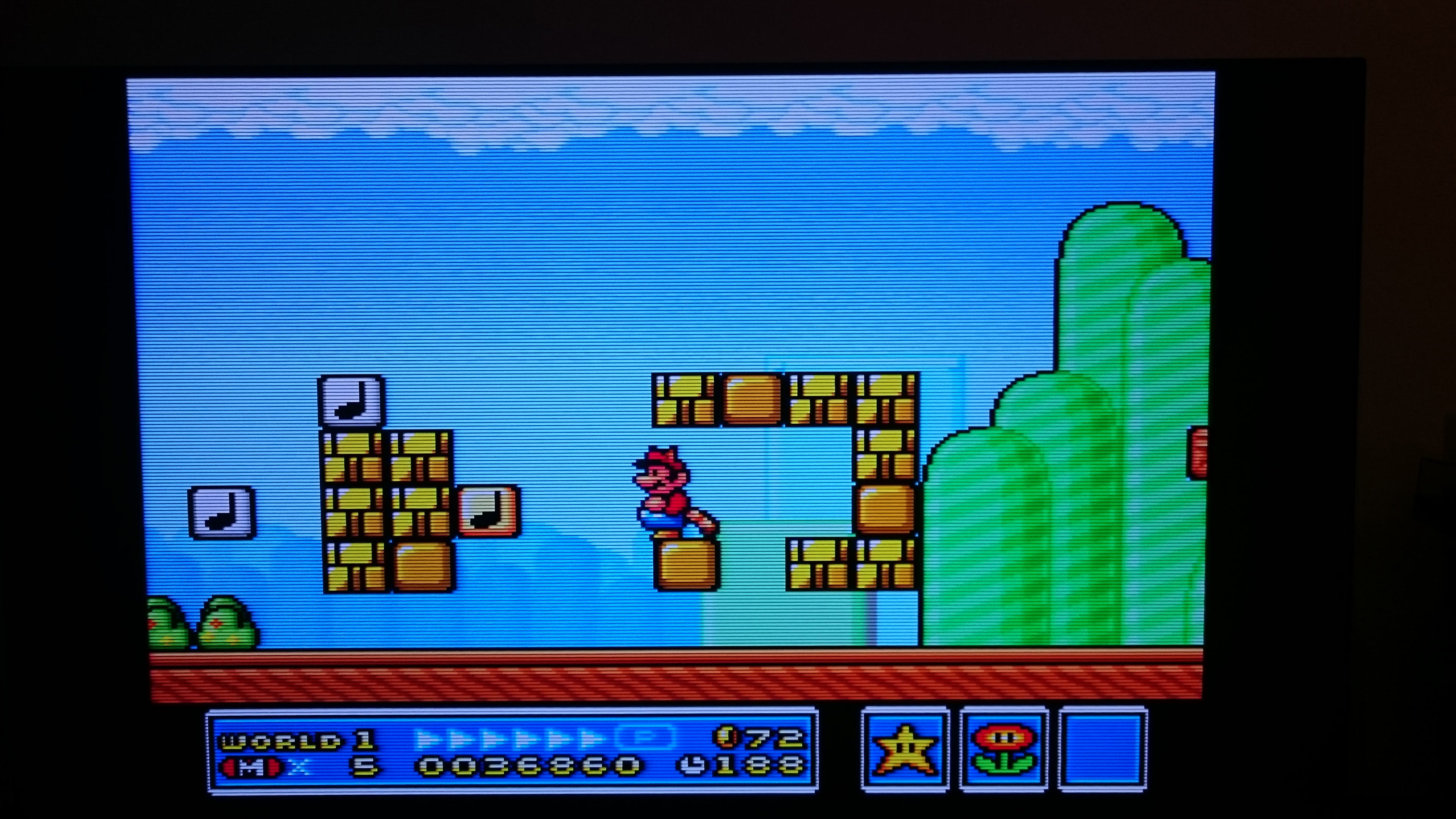 Super Mario All-Stars (mit Scanlines)